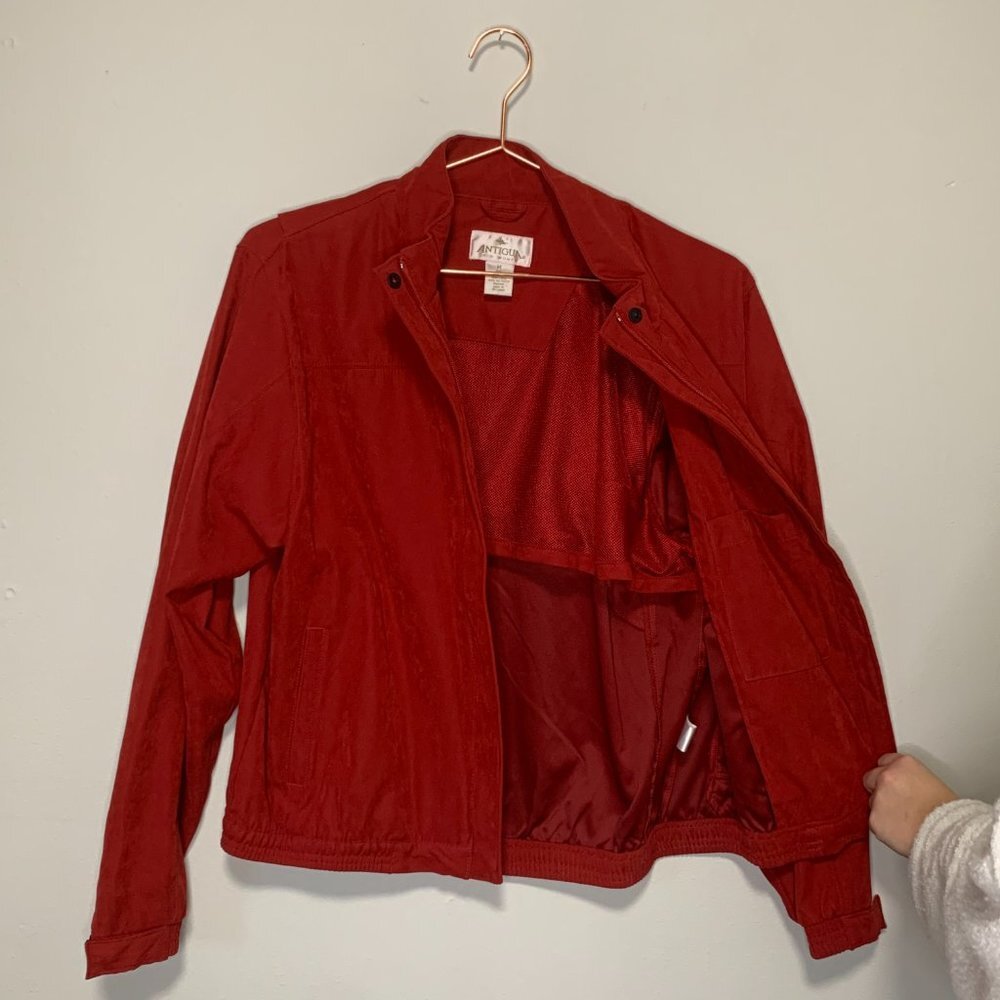 Antigua Womens Oklahoma Sooners Lightweight Jacket - Picture 8 of 11